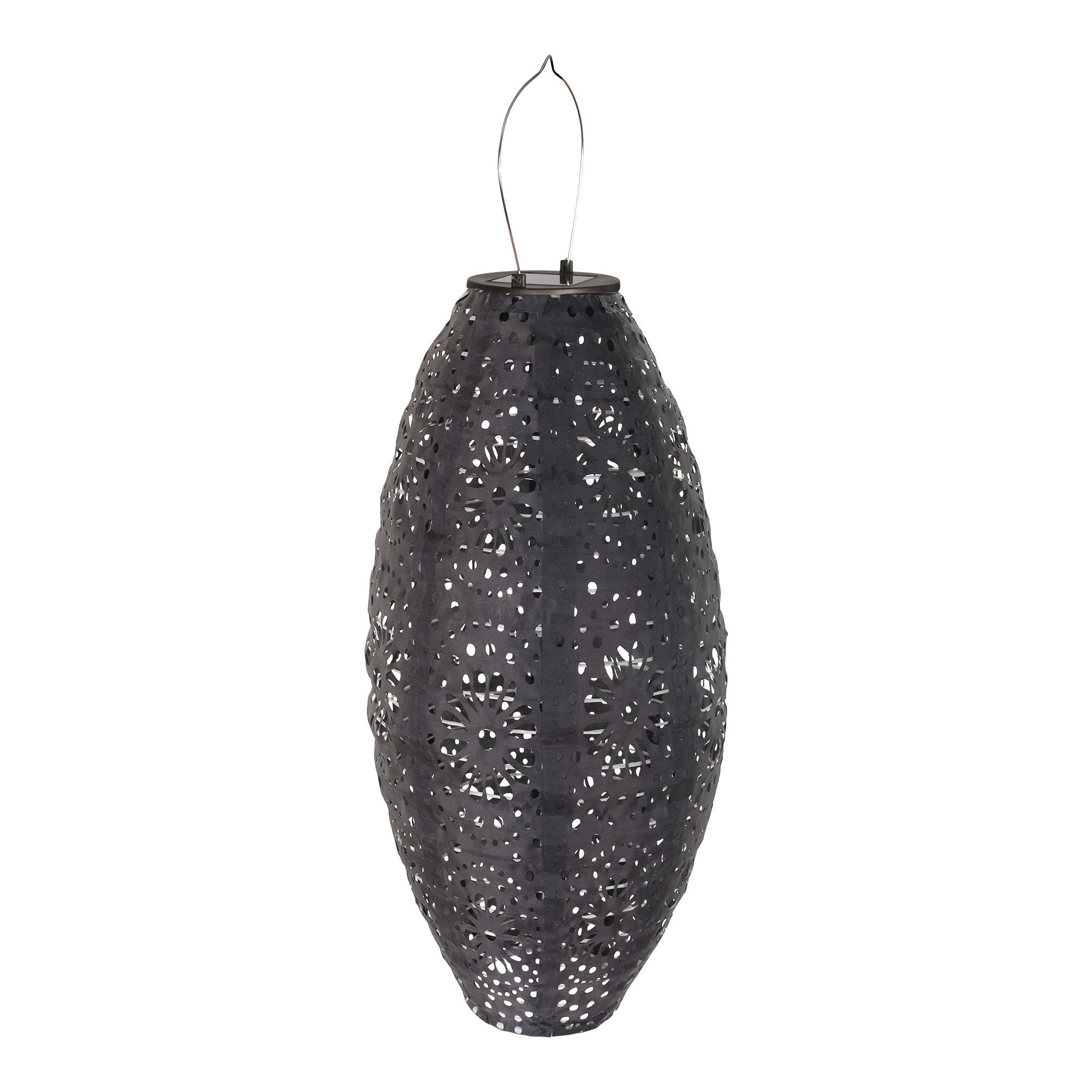 Foxdale – LED Laterne, grau, aufladbar